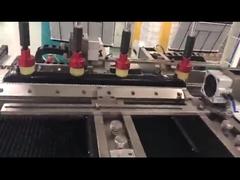 150 mm Tamaño máximo de anchura de la placa de la cabeza de la máquina de fabricación de tanques de plástico de 4 lados completamente apretado