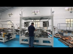 Máquina para la construcción de núcleos de radiadores de calidad